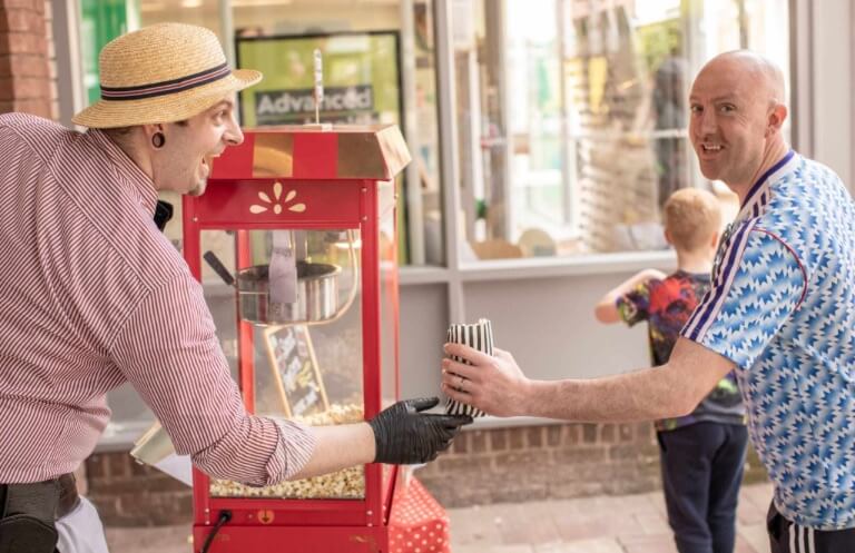 popcorn cart